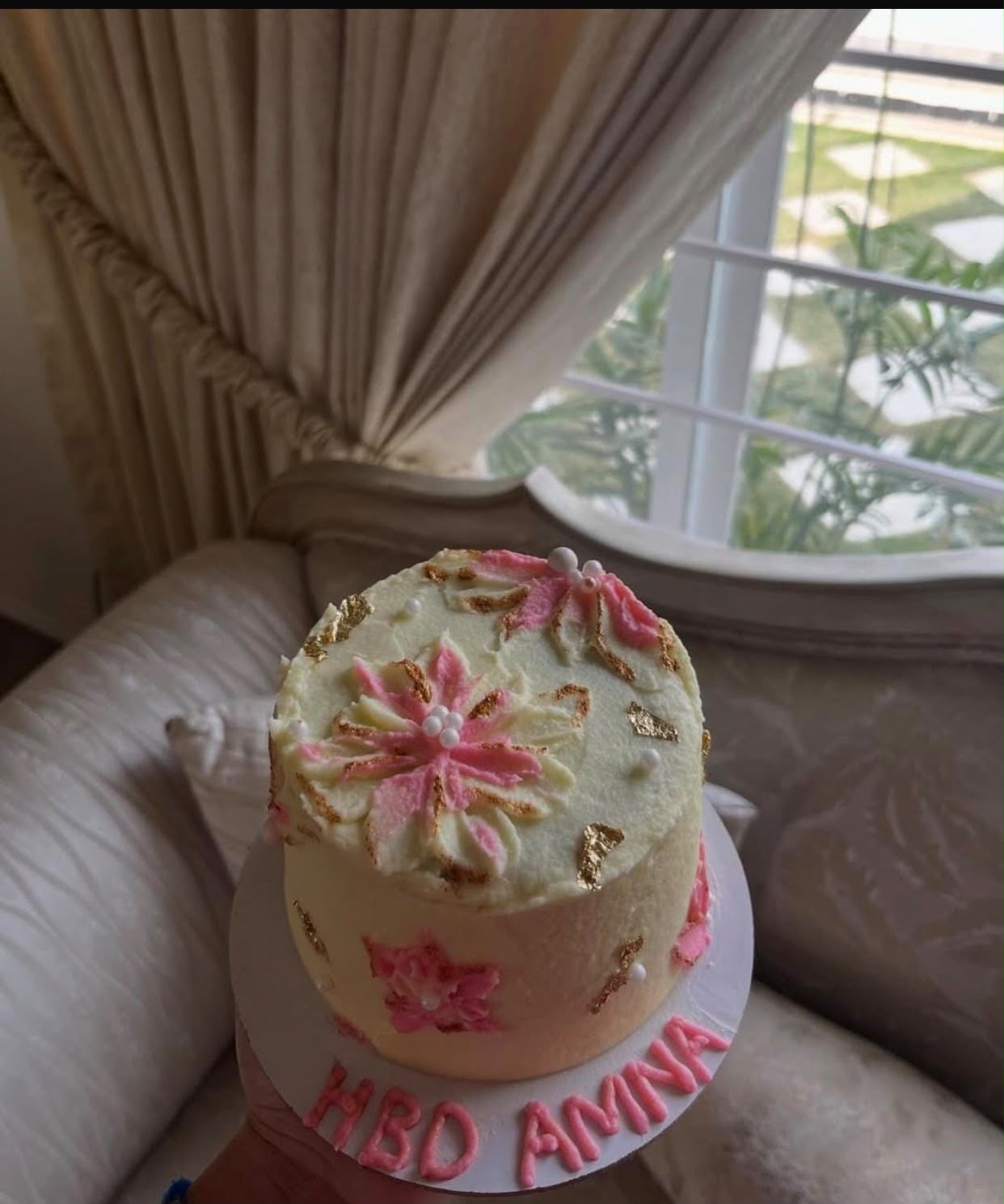 Blushing Petal Cake