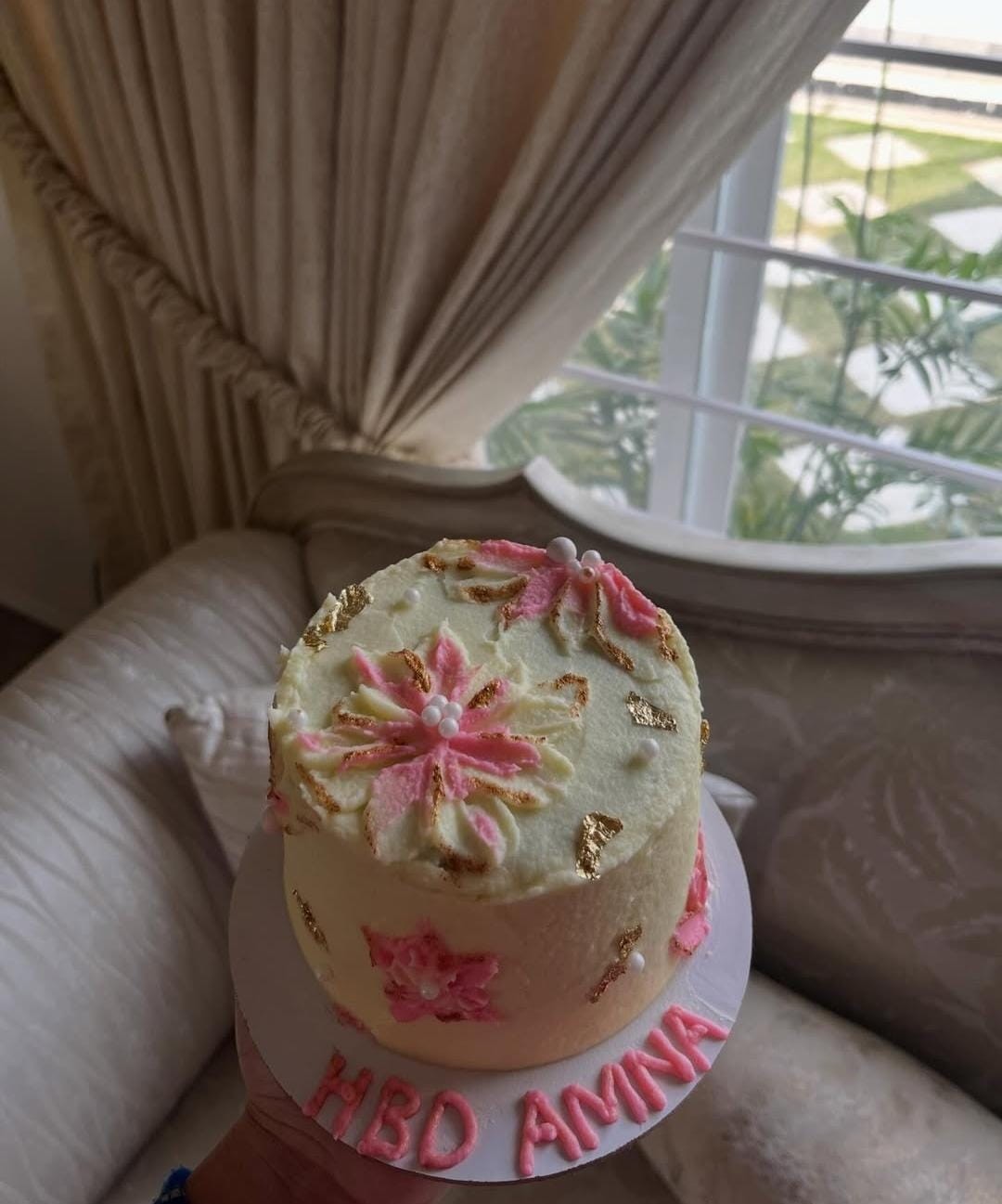 Blushing Petal Cake