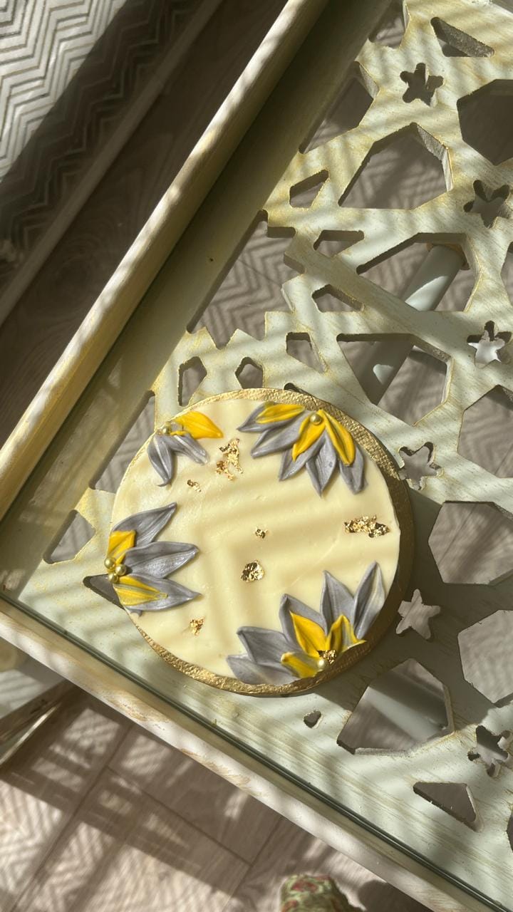 Tangled Floral Cake